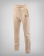Beige sports pants with contrasting elements