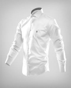 Класическа риза Regular Fit в БЯЛО