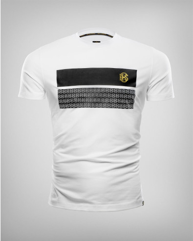 CAMISETA BLANCA TIRAS H8S