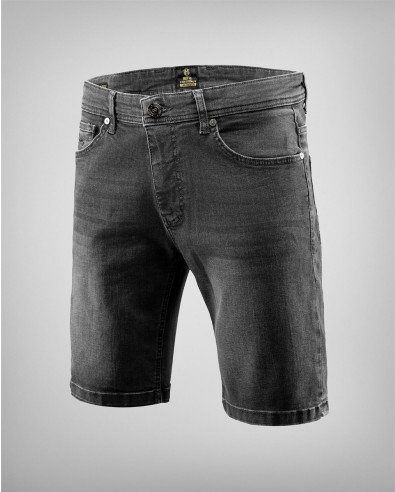 Bermudas vaqueras negras H8S