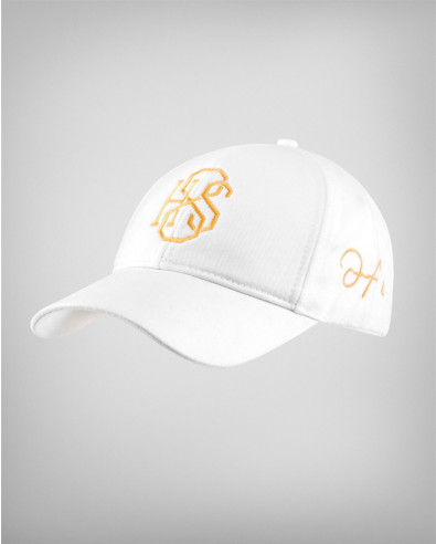 Gorra con visera H8S en BLANCO