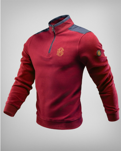 Blusa de hombre en burdeos