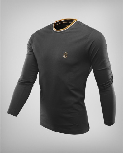 Blusa negra con lazos tricolores modelo 231526