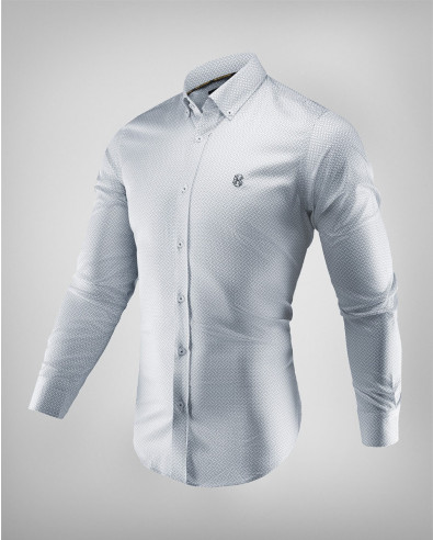 Camisa con estampado modelo 244939 en blanco