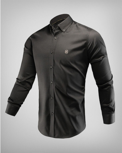 Camisa con estampado modelo 244939 en negro