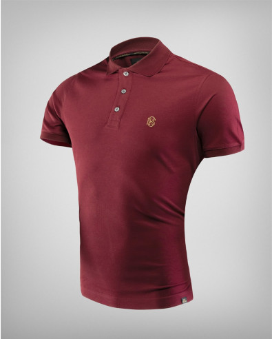 Bordeaux polo shirt model 241752
