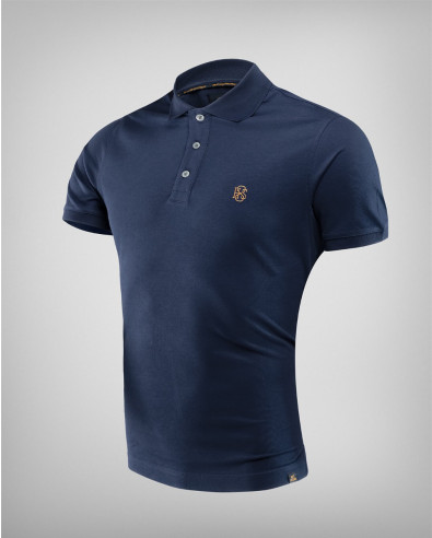 Dark blue polo shirt model 241752
