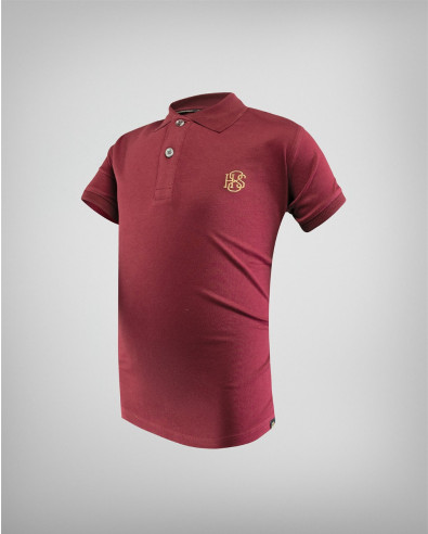 Niños polo burdeos modelo 241752