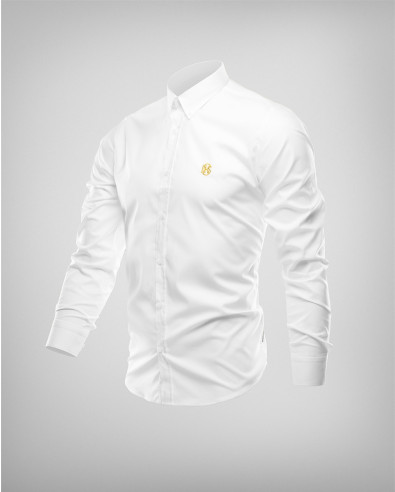 Camisa blanca entallada modelo 244927