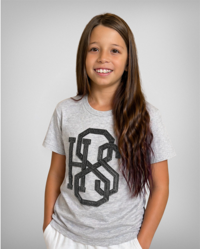 Grey T-shirt for kids model 241743