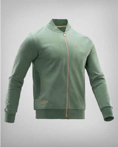 Sudadera de hombre en verde claro SW064