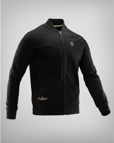 Sudadera de hombre en negro SW064