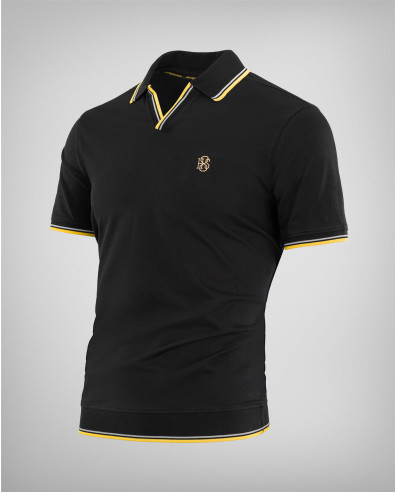 Black polo shirt model 241769
