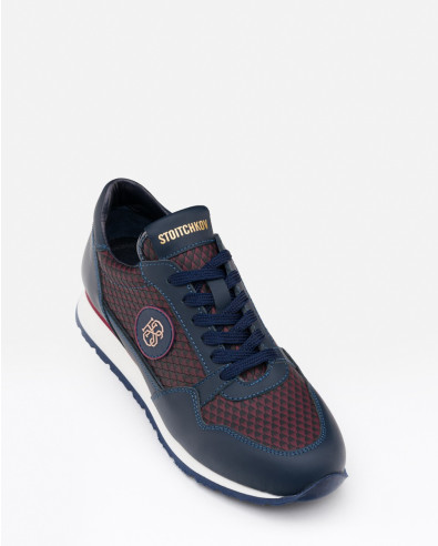 Zapatillas deportivas de mujer modelo 242154 en azul oscuro