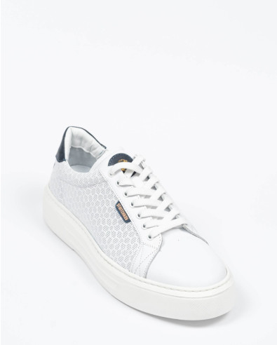 Zapatillas blancas para mujer H8S con estampado láser