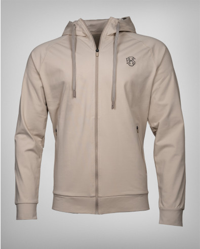 MOTIVE 8 Men's Sweatshirt with Hood in Beige