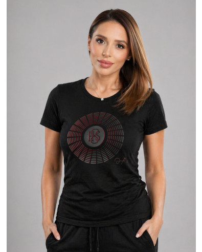 Camiseta negra para mujer Hristo Stoichkov