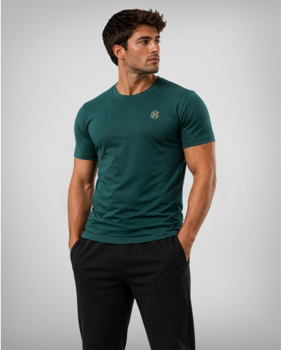 Зелена тениска със златно лого