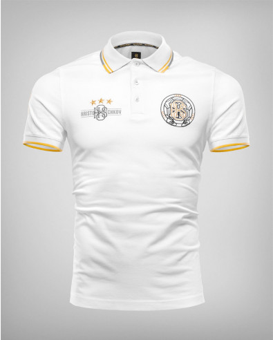 Golden Triumphs White Polo T-shirt