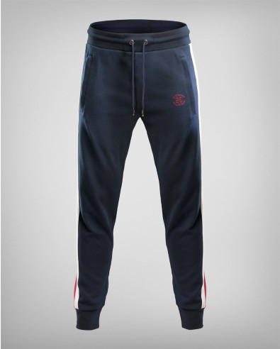 Tricolor sport pants with embossed H8S logo