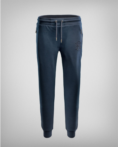Woman's Dark Blue tech fabric sport pants  H8S