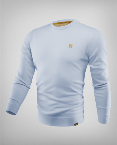 COTTON SWEATER H8S IN LIGHT BLUE