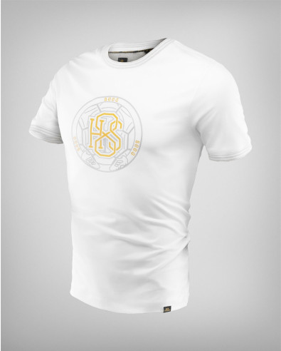 T-shirt Golden Triumphs in white