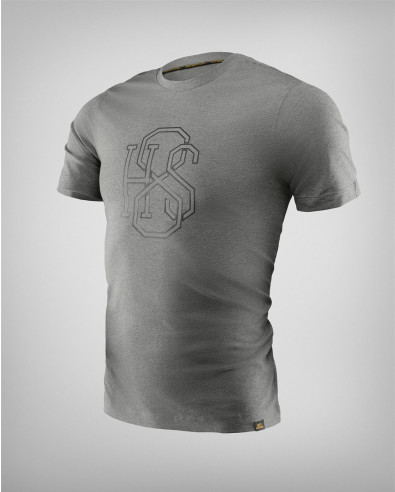 Grey t-shirt with contrasting H8S logo
