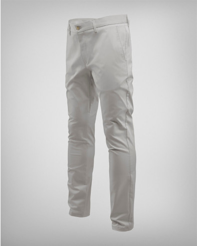 Men's cotton trousers in light grey