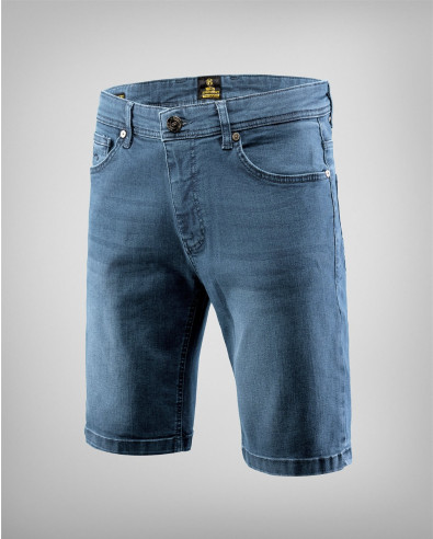Blue H8S Denim Bermuda Shorts