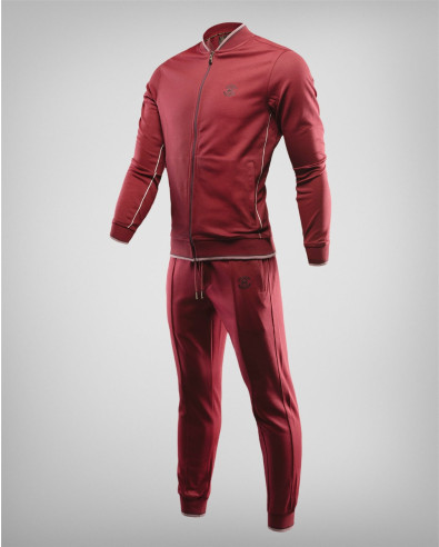 Sports suit in burgundy model 231500-01