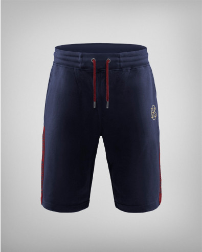 Men’s Bermuda Shorts in Dark Blue and Bordeaux
