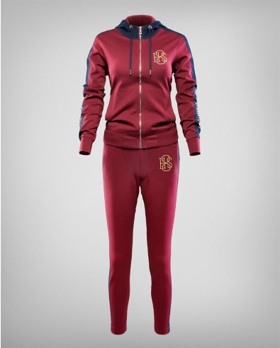 Women’s H8S TRACKSUIT IN BORDEAUX AND DARK BLUE