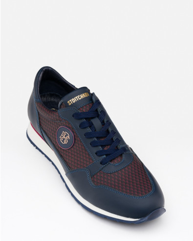 Sports shoes model 242154 in dark blue