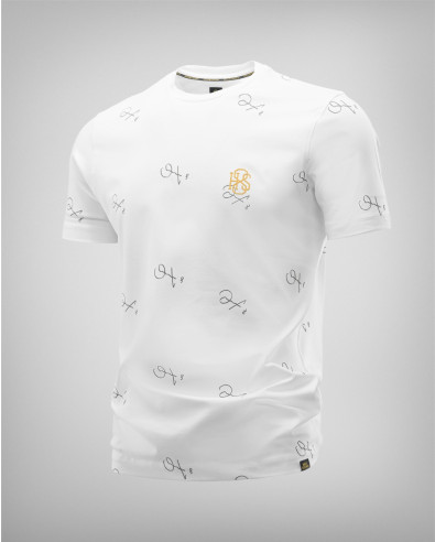 T-shirt model 241677 with signature in white