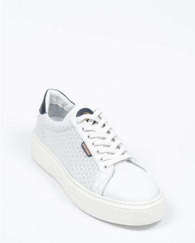 White H8S sneakers with laser print