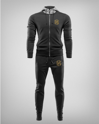 H8S Tracksuit in Black and Gray