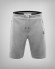 COTTON BERMUDA SHORTS IN GREY WITH EMBOSSED LOGO