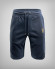 Dark Blue bermuda shorts with gold strips and H8S print