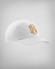 Бяла шапка H8S с 3D бродерия