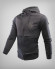 Black sweatshirt made of waterproof fabric model 231508
