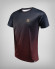 T-shirt model 241746 in dark blue and bordeaux