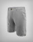 Bermudas grises de algodón y lino