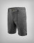 Bermudas negras de algodón y lino
