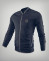 Sudadera azul oscuro con elementos de contraste