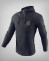 Chaqueta deportiva de tejido tecnológico en azul oscuro