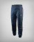 Pantalón infantil azul oscuro con rayas doradas y estampado