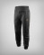 Pantalón infantil negro con rayas doradas y estampado