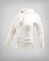 Sudadera con capucha para mujer, modelo 241529 en blanco