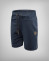Bermudas para niños en azul oscuro con rayas doradas